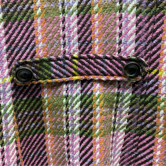 Cherokee Girls Kids Youth Multicolor Coat XL Wool Blend Buttons Pockets - Picture 13 of 16